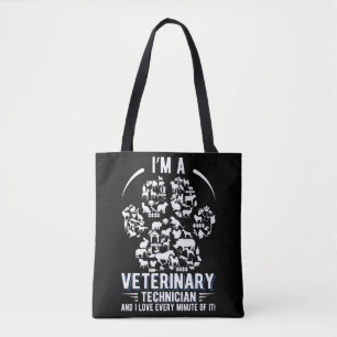 Tote Bag Appréciation de la technologie vétérinaire Tech
