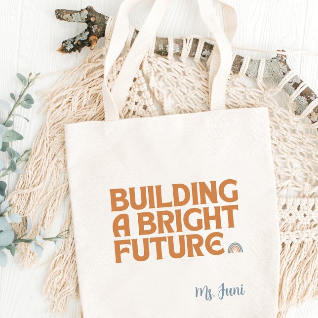 Tote Bag Appréciation de l'enseignant d'inspiration moderne (Modern Inspirational Teacher Appreciation Tote Bag
)