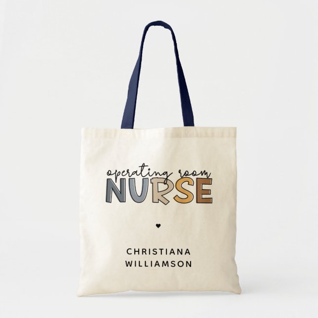 Tote Bag Appréciation des infirmières ou infirmiers en sall (Devant)