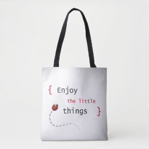 Tote Bag Appréciez les petites choses 2