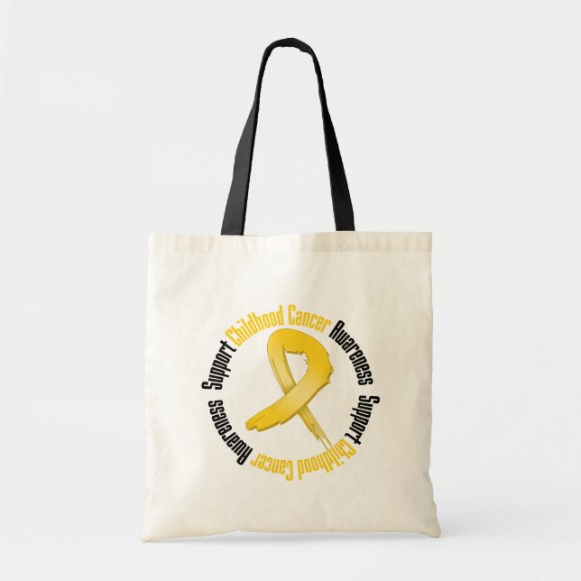 Tote Bag Appuyer la sensibilisation au cancer chez les enfa (Devant)