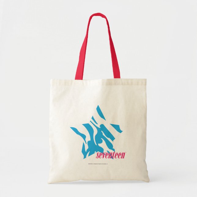 Tote Bag Aqua 3 de zèbre (Devant)