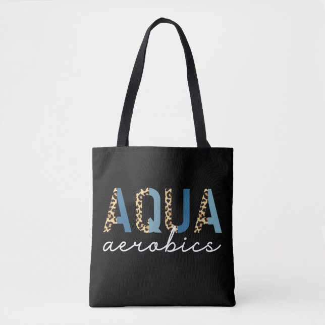 Tote Bag Aqua Aerobics Empreinte Cheetah Aqua aérobic cadea (Devant)