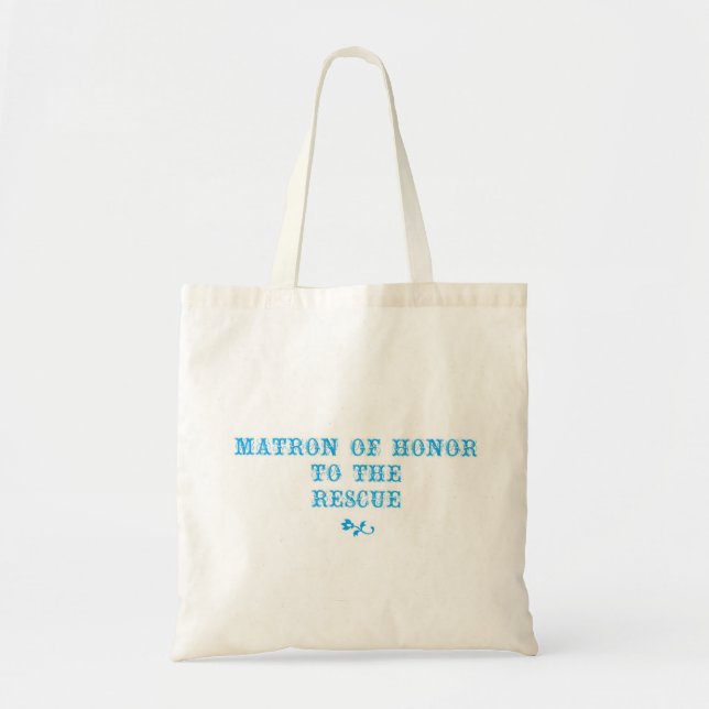 Tote Bag Aqua de Fourre-tout de dame de honneur (Devant)