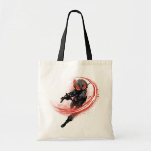 Tote Bag Aquaman   Black Manta Red Swipe Graphic