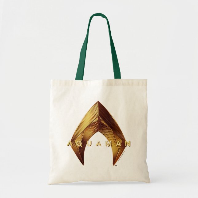 Tote Bag Aquaman | Logo Golden Aquaman (Devant)