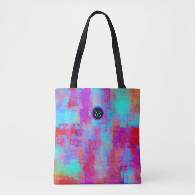 Tote Bag Aquarelle aléatoire de point tout plus de - (Devant)