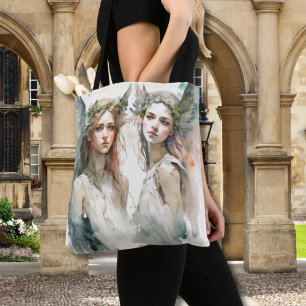 Tote Bag Aquarelle Allover Angels Ados