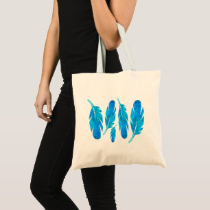 Tote Bag Aquarelle bleu