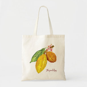 Tote Bag Aquarelle chocolat fruit