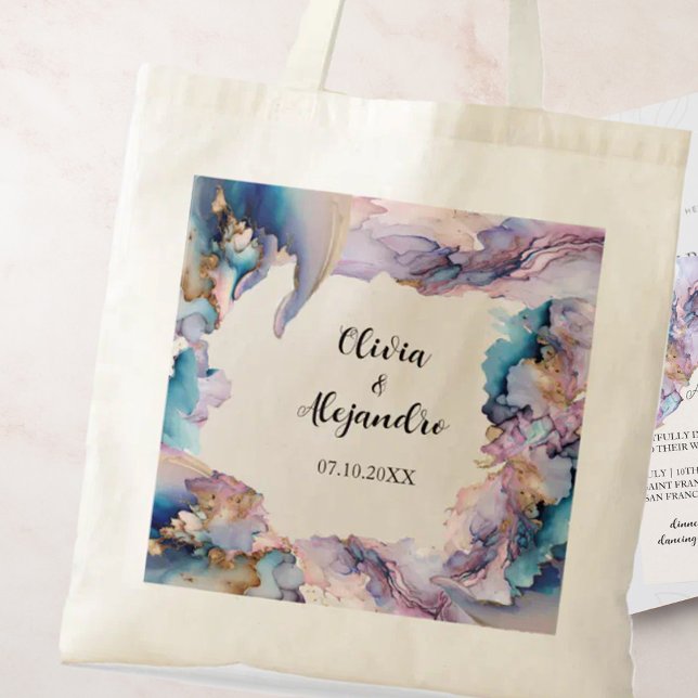 Tote Bag Aquarelle cosmique (Créateur téléchargé)