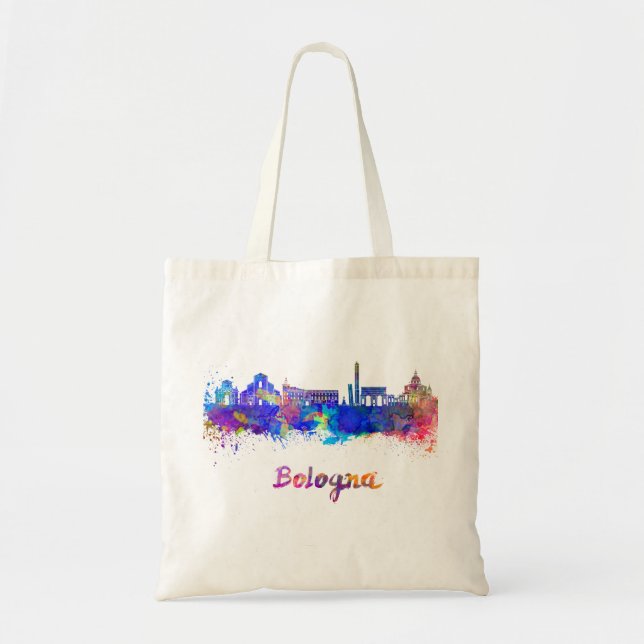 Tote Bag Aquarelle de Bologne (Devant)
