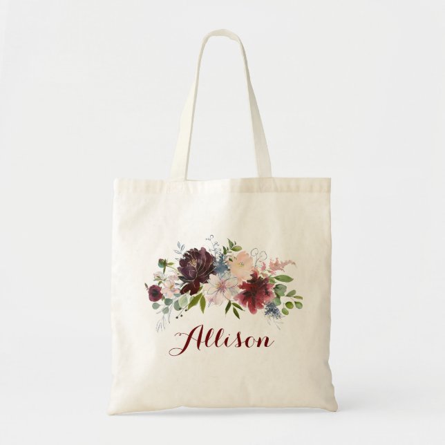 Tote Bag Aquarelle de Bourgogne (Devant)