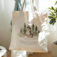 Aquarelle de chien Finnish Lapphund Citation de ra