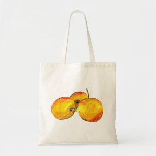 Tote Bag Aquarelle de fruit jaune perruque