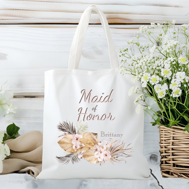 Tote Bag Aquarelle de l'orchidée hawaïenne exotique (Créateur téléchargé)