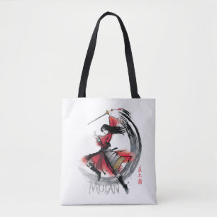 Tote Bag Aquarelle de Mulan Sword Art