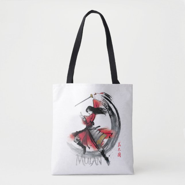 Tote Bag Aquarelle de Mulan Sword Art (Devant)