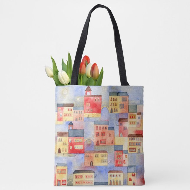 Tote Bag Aquarelle de Venise (Créateur téléchargé)