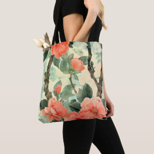 Tote Bag Aquarelle du jardin de la Camelia