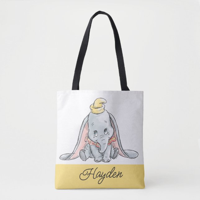 Tote Bag Aquarelle Dumbo (Devant)