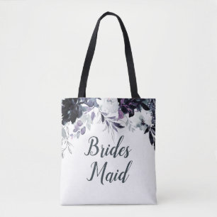 Tote Bag Aquarelle florale Nocturne Élégante domestique