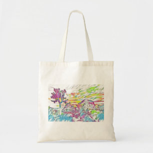 Tote Bag Aquarelle fourre-tout d'arbre de Joshua