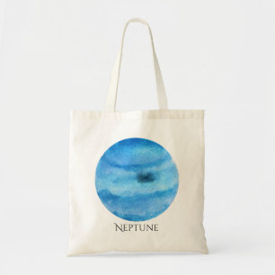 Tote Bag Aquarelle Fourre-tout de planète de Neptune