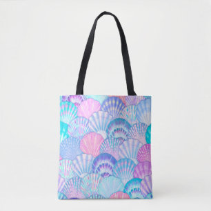 Tote Bag Aquarelle motif transparent. Main dessinée 