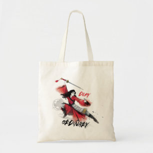 Tote Bag Aquarelle Mulan "Defy Ordinary"