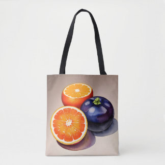 Tote Bag Aquarelle orange