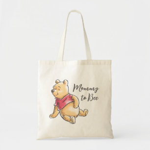 Tote Bag Aquarelle Pooh Picninc Baby shower Mommy to Bee