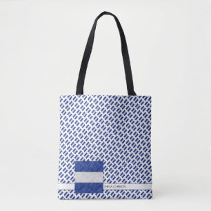 Tote Bag Aquarelle Signal nautique Pavillon maritime
