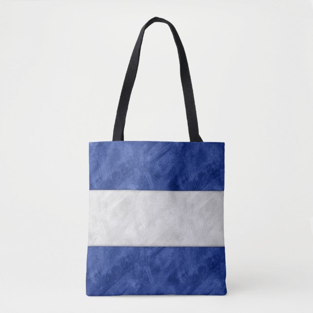 Tote Bag Aquarelle Signal nautique Pavillon maritime (Devant)