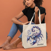 Aquarelle tendance Scorpio Design Zodiac