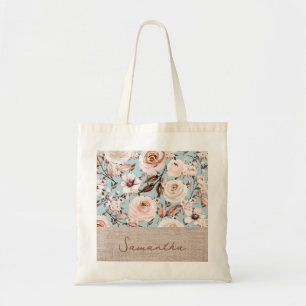Tote Bag Aquarelle Vintage personnalisée