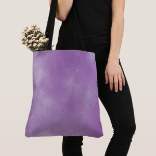 Tote Bag Aquarelle violette Abstraite Texture esthétique