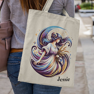 Tote Bag Aquarelle Virgo tendance Design Zodiac