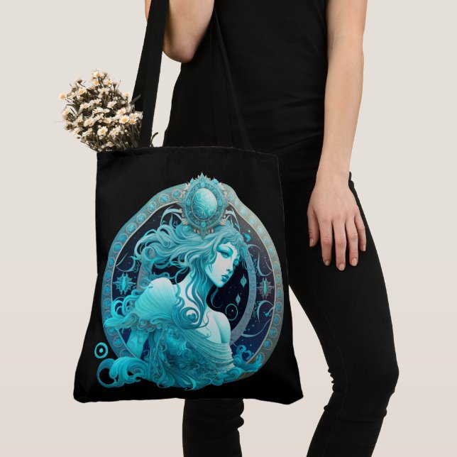 Tote Bag Aquarius Zodiac sign (Close Up)