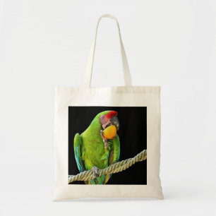 Tote Bag Ara Militaris Green Parrot