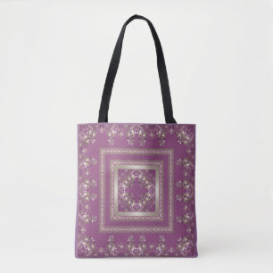 Tote Bag Arabic antique decorative east ornamental baroque