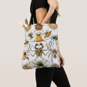 Tote Bag Araignées ou arachnides vintage par Ernst Haeckel
