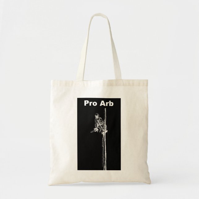 Tote Bag Arb Art Arboriste Arbre Chirurgien Chainsaw Paysag (Devant)
