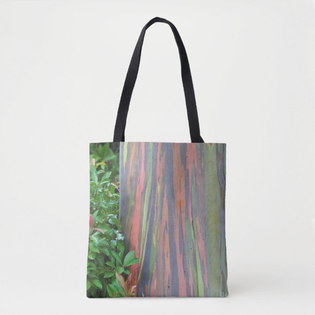 Tote Bag Arbre à eucalyptus arc-en-ciel (Devant)