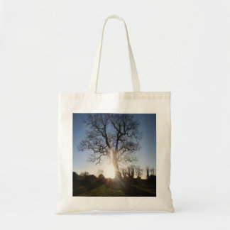 Tote Bag Arbre au coucher du soleil