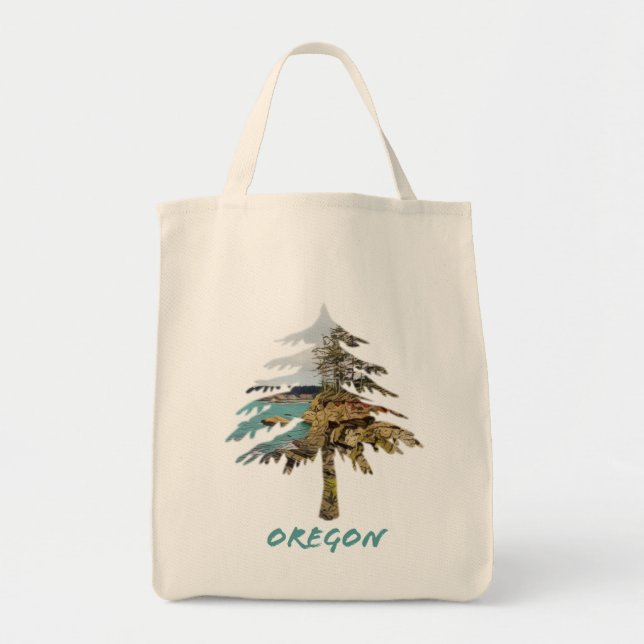 Tote Bag Arbre côtier de l'Oregon (Devant)