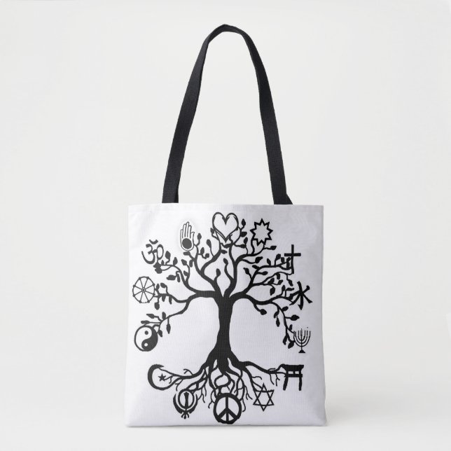Tote Bag Arbre de la Paix (Devant)