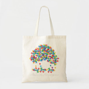 Tote Bag Arbre de la Sensibilisation sur l'autisme Mois Vie