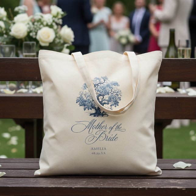 Tote Bag Arbre de mariage motif chinoiserie pour mère de la (Créateur téléchargé)