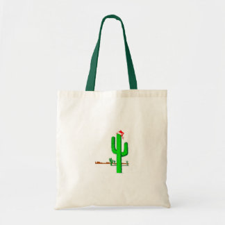 Tote Bag Arbre de Noël de cactus - budget Fourre-tout